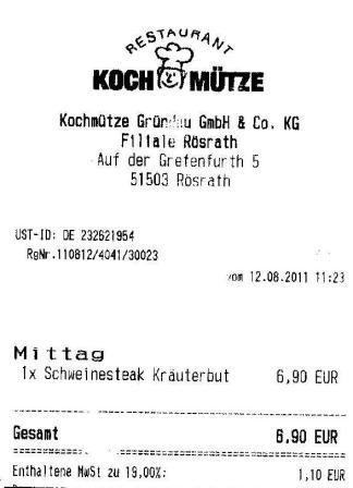 ifou Hffner Kochmtze Restaurant